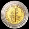 Image 2 : 2016-W Mercury Dime 1/10th oz Gold SUPERB GEM BU