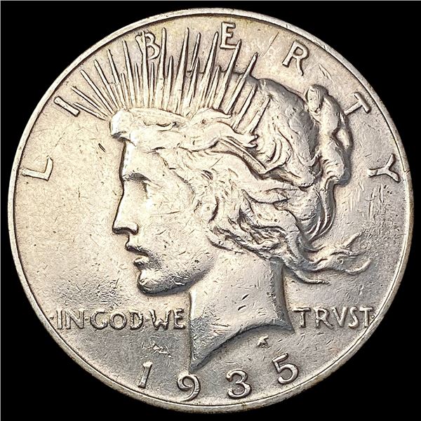 1935-S Silver Peace Dollar NEARLY UNCIRCULATED