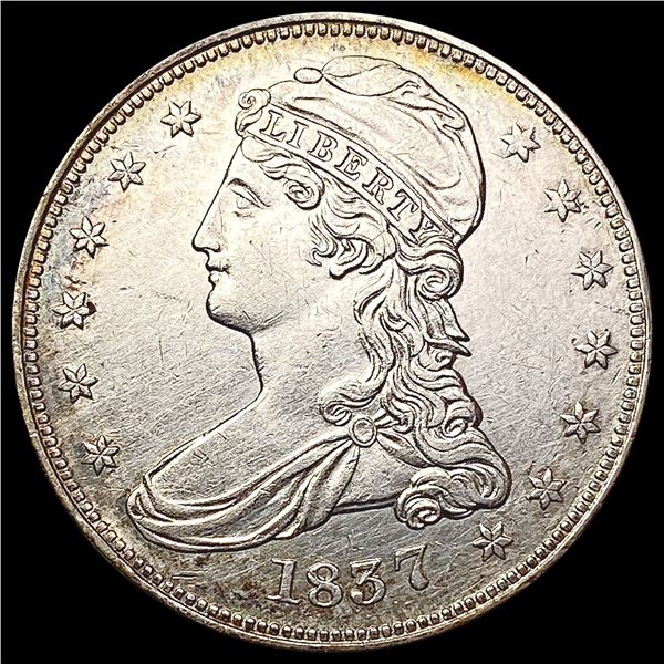 1837 Capped Bust Half Dollar CHOICE AU