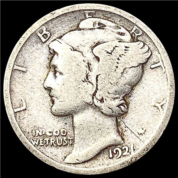 1921 Mercury Dime NICELY CIRCULATED