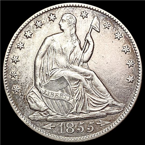 1855-O Seated Liberty Half Dollar CLOSELY UNCIRCULATED