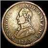 Image 1 : 1783 Colonial Washington Draped Bust Cent NICELY CIRCULATED