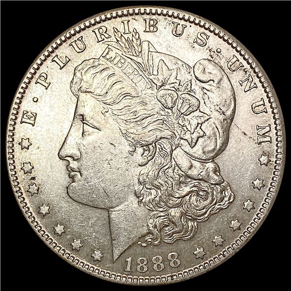 1888-S Morgan Silver Dollar CHOICE AU