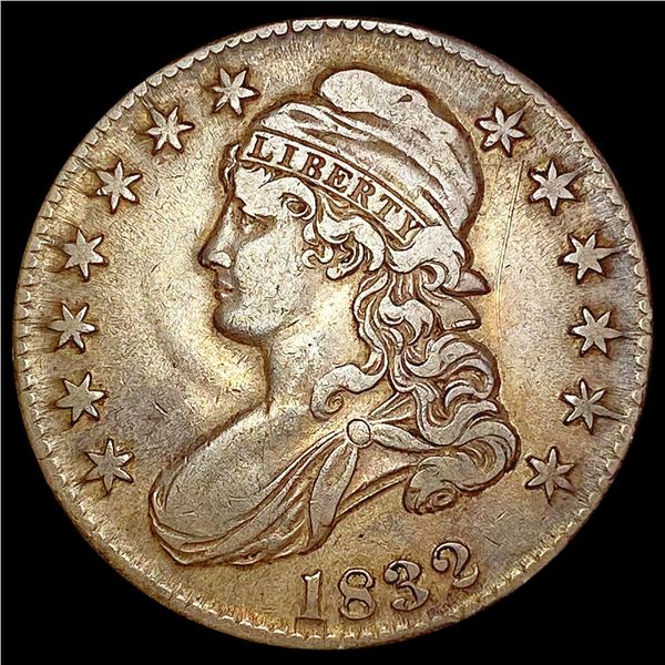 1832 Capped Bust Half Dollar NEARLY UNCIRCULATED