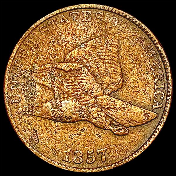 1857 Flying Eagle Cent NICELY CIRCULATED