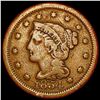 1854 Braided Hair Large Cent NICELY CIRCULATED