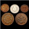 Image 2 : [5] 1828-1864 (5) Piece Type Coin and Token Lot HIGH GRADE