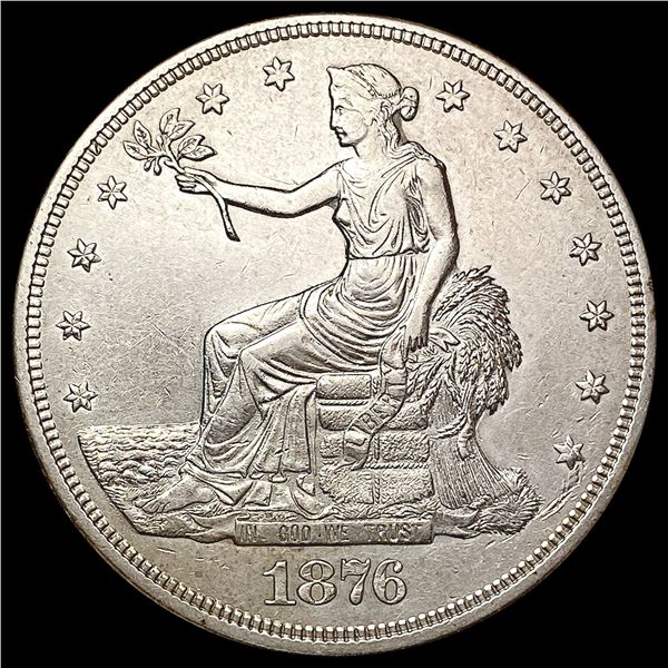 1876-S Silver Trade Dollar UNCIRCULATED