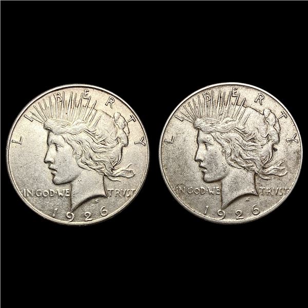 [2]1926-S Silver Peace Dollar CLOSELY UNCIRCULATED