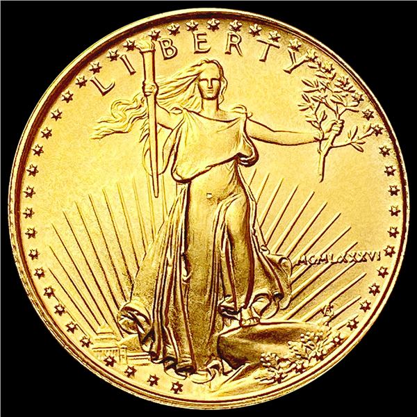1986 1/4oz $10 American Gold Eagle SUPERB GEM BU