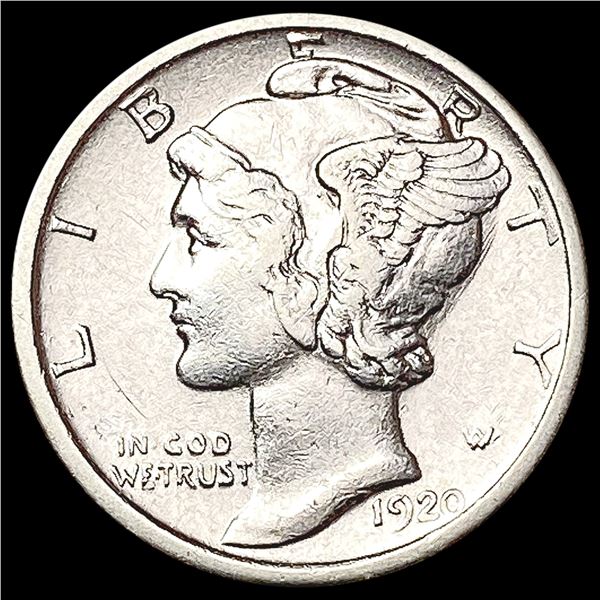 1920-S Mercury Dime CHOICE AU