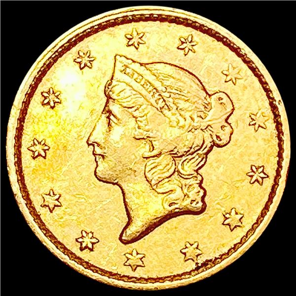 1853 Type 1 Dollar CLOSELY UNCIRCULATED