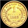 Image 2 : 1853 Type 1 Dollar CLOSELY UNCIRCULATED