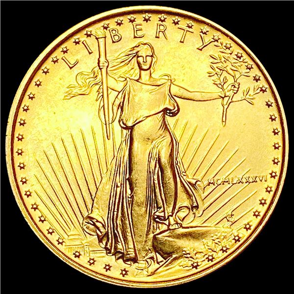 1986 1/4oz $10 American Gold Eagle SUPERB GEM BU