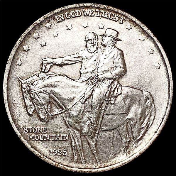 1925 Stone Mountain Half Dollar CHOICE AU