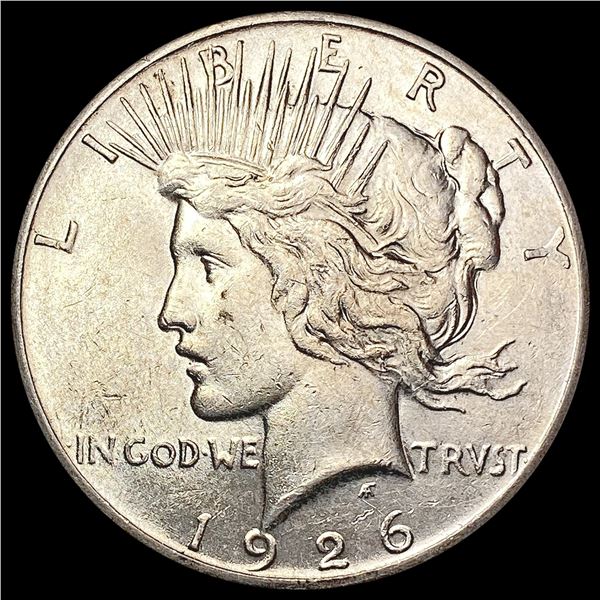 1926 Silver Peace Dollar CHOICE AU
