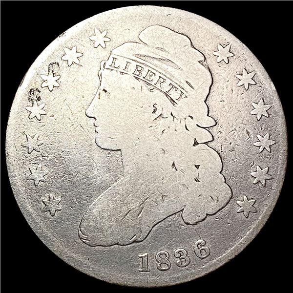 1836 Capped Bust Half Dollar NICELY CIRCULATED