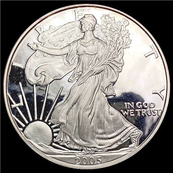2005-W $1 Silver American Eagle 1oz GEM PROOF