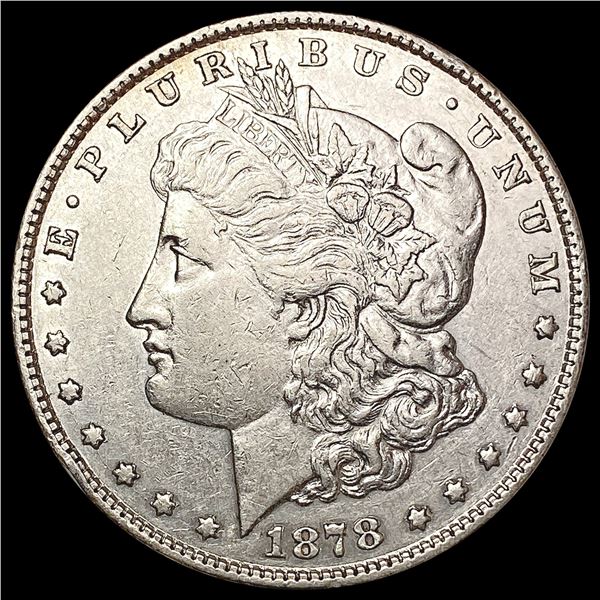 1878 8TF Morgan Silver Dollar CLOSELY UNCIRCULATED