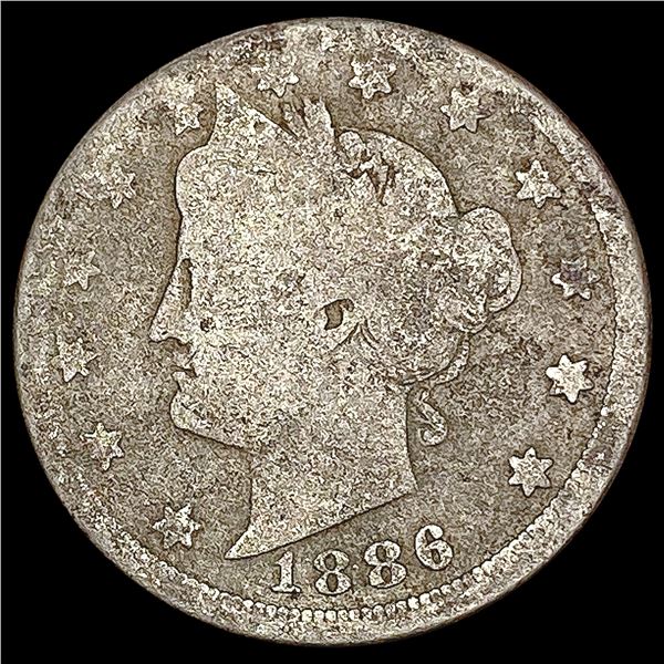 1886 Liberty Victory Nickel NICELY CIRCULATED