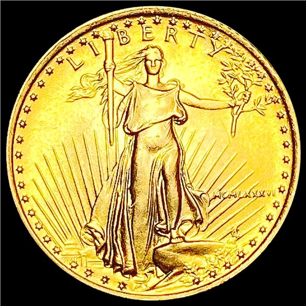 1986 1/10th oz $5 American Gold Eagle SUPERB GEM BU