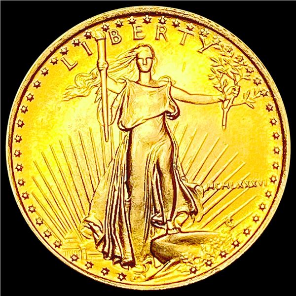 1986 1/10th oz $5 American Gold Eagle SUPERB GEM BU