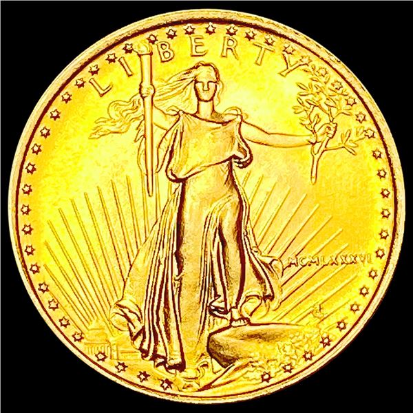 1986 1/10th oz $5 American Gold Eagle SUPERB GEM BU