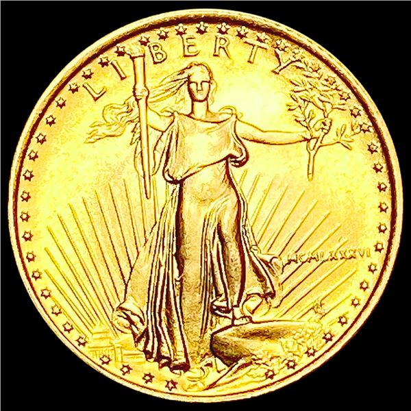 1986 1/10th oz $5 American Gold Eagle SUPERB GEM BU