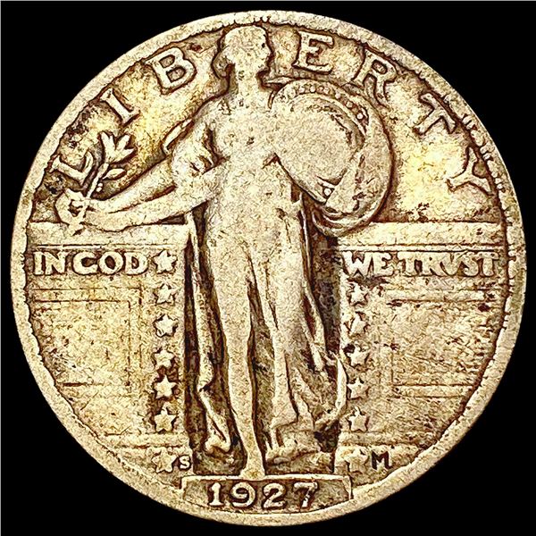 1927-S Standing Liberty Quarter NICELY CIRCULATED