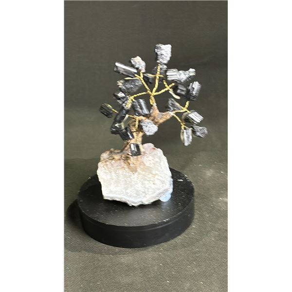 BLACK TOURMALINE BONSAI TREE RETAILS $300