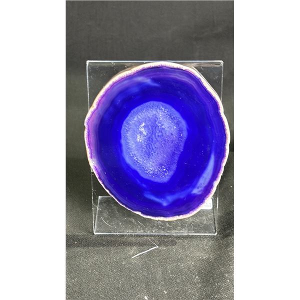 EMBRYO AGATE SLICE ART DISPLAY RETAILS $1100