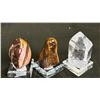 Image 2 : JASPER STONE RETAILS $280, TIGER EYE STONE RETAILS $280 & CLEAR QUARTZ TOWER RETAILS $380