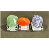 Image 2 : CARNELIAN STONE RETAILS $280, SODALITE STONE RETAILS $280 & GREEN QUARTZ RETAILS $280