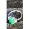 Image 2 : NEW MALACHITE ADJUSTABLE RING RETAILS $800