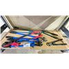 Image 1 : SHELF OF ASSORTED DEADBOLT PLYERS