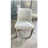 Image 2 : CREAM FABRIC CHAIR