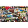 Image 1 : SHELF LOT OF ASSORTED LEGO, NERF GUNS, BOWSERS CASTLE & MORE