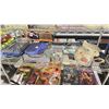 Image 1 : SHELF LOT OF ASSORTED KITCHEN WARE