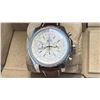 Image 2 : BREITLEY 1884 FOR BENTLEY CHRONOGRAPH WATCH WITH LEATHER BAND IN BOX *UNKNOW AUTHENTICITY*