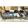 Image 1 : SHELF LOT OF ASSORTED ITEMS INCLUDING; TOQUES, BAG, SOCK AND MORE