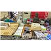 Image 3 : SHELF LOT OF HOME DECOR, PARTY POPPERS, AND MORE
