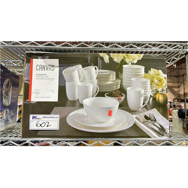 CANVAS PORCELAIN DINNERWARE SET