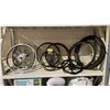 Image 1 : SHELF LOT OF ASSORTED E-BIKE WHEELS