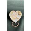Image 1 : 4" RARE PINK AMETHYST HEART RETSIL$1100