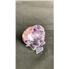 Image 2 : 3.4" AMETHYST CHEVRON HEART