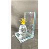 Image 2 : GLASS CRYSTAL PINEAPPLE ON STAND