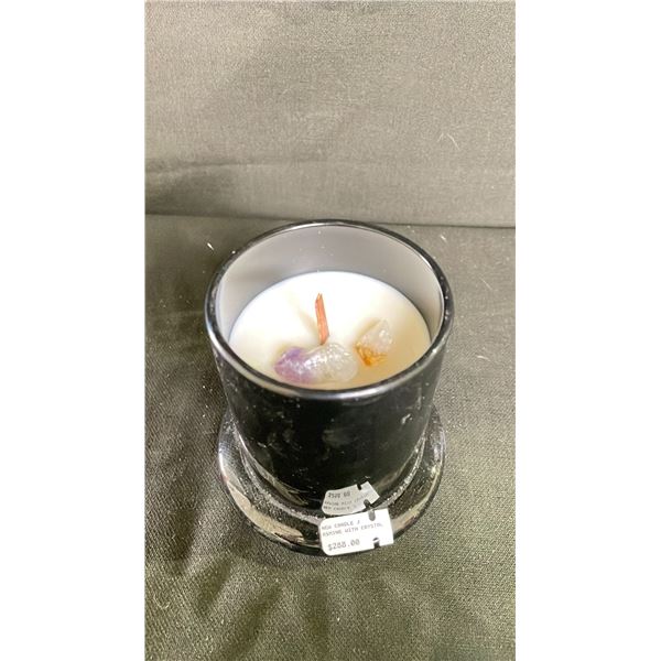 JASMINE CANDLE WITH CRYSTALS