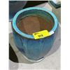 Image 1 : LARGE BLUE PLANTER POT