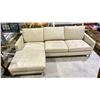 Image 1 : 2-PC LEATHER SECTIONAL SOFA WITH CHAISE
