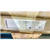 Image 2 : PATIO TABLE - GRAY WOOD LOOK (IN BOX)
